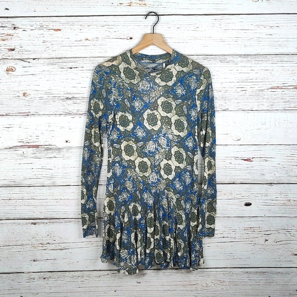 Free People Annabelle Printed Tunic or Mini Dress - Picture 3 of 10